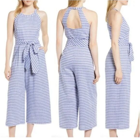 NWT 1901 Striped Jumpsuit Nordstrom  US 8 - Picture 5 of 5